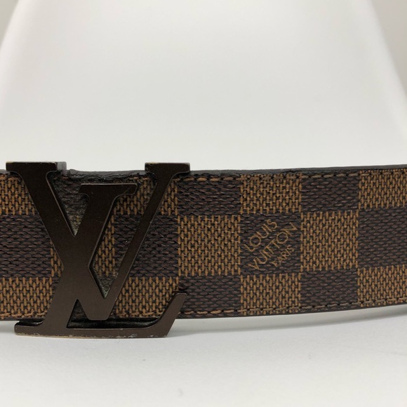 Louis Vuitton, Accessories, Lv Initiales 4mm Damier Azur Belt